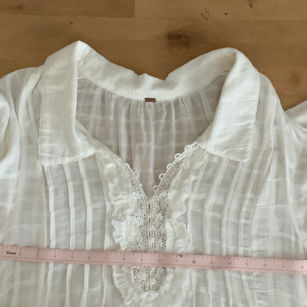 Free People White Lace Detail Dress and Slip - Picture 10 of 13